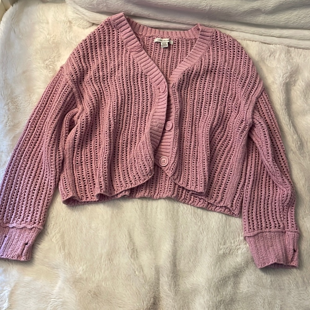 button up sweater